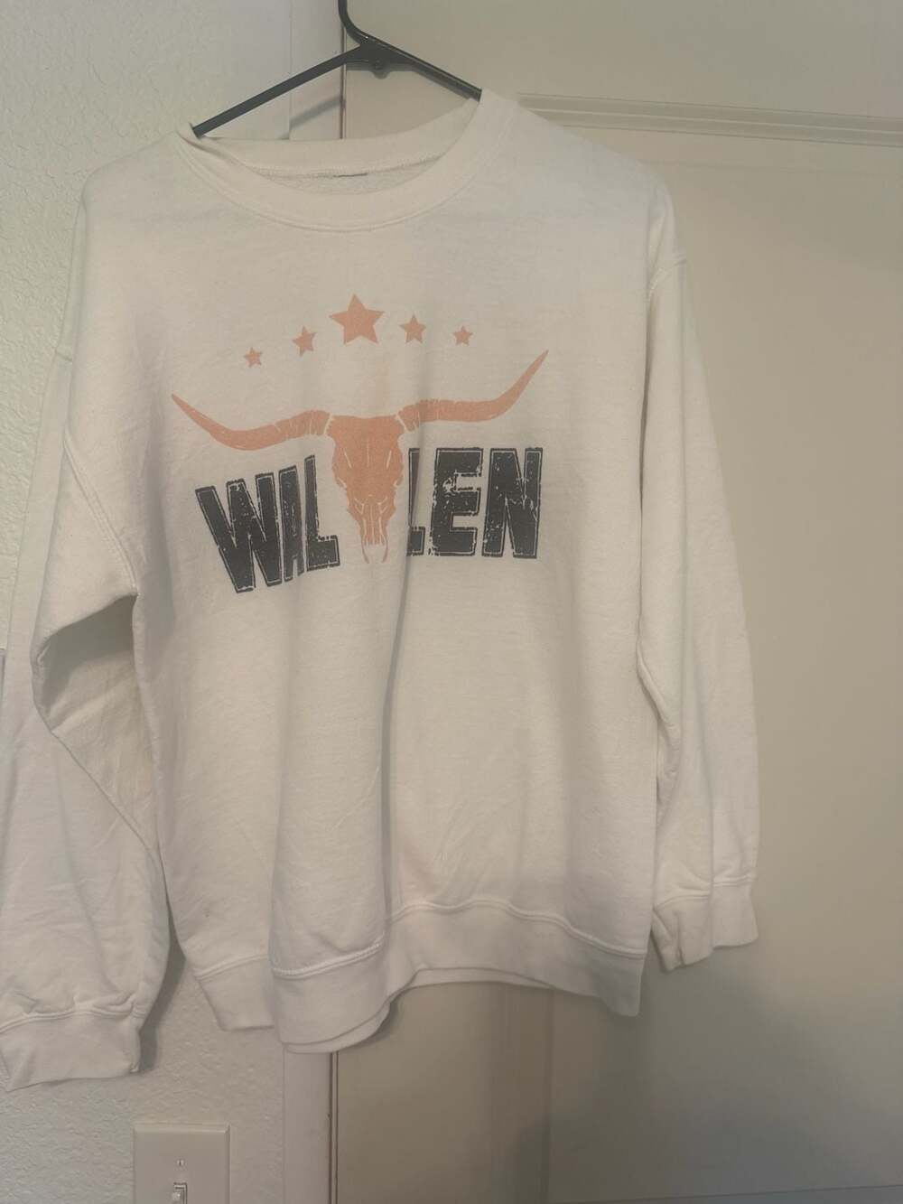 Morgan Wallen Western Graphic Crewneck Sweatshirt with Song Titles